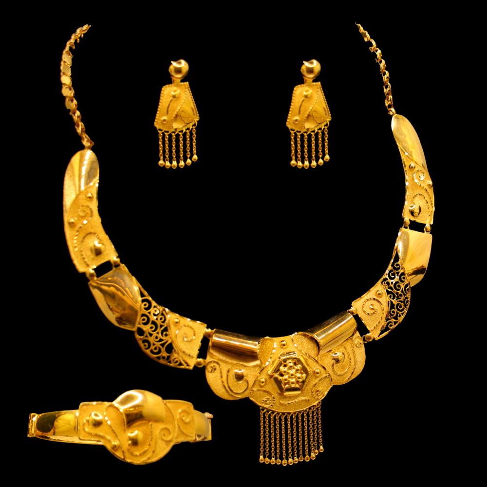 21K Short Necklace Set – SB26115